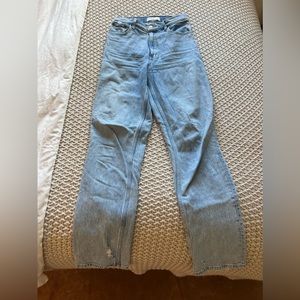Abercrombie & Fitch Curve Love Ultra High Rise 90s Straight Jean, Size 26 LONG